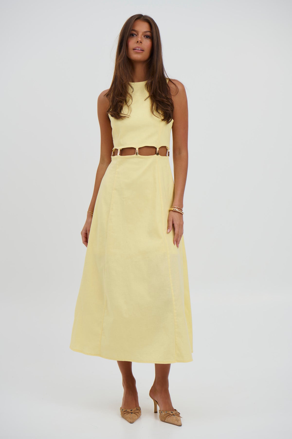 Mimi Maxi Dress Lemon