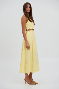 Mimi Maxi Dress Lemon