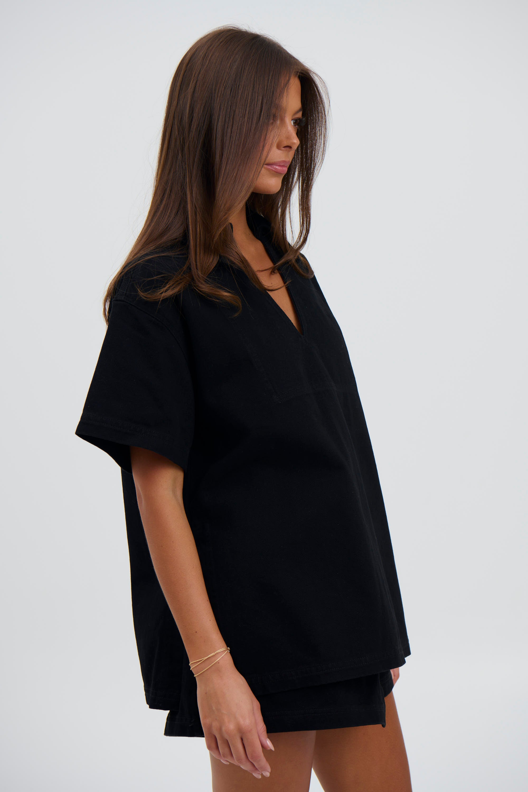 Rosemary Denim Shirt Washed Black