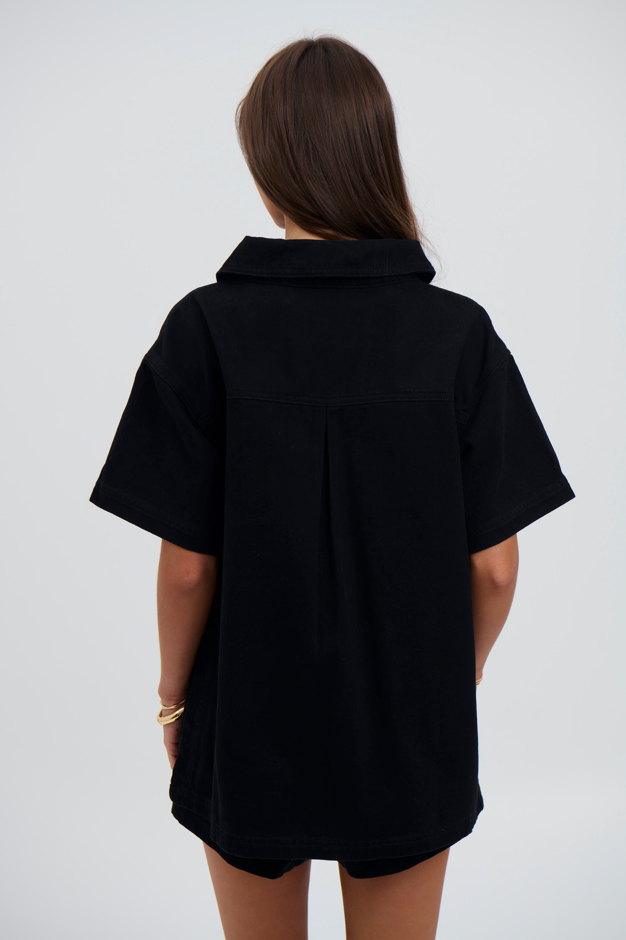 Rosemary Denim Shirt Washed Black