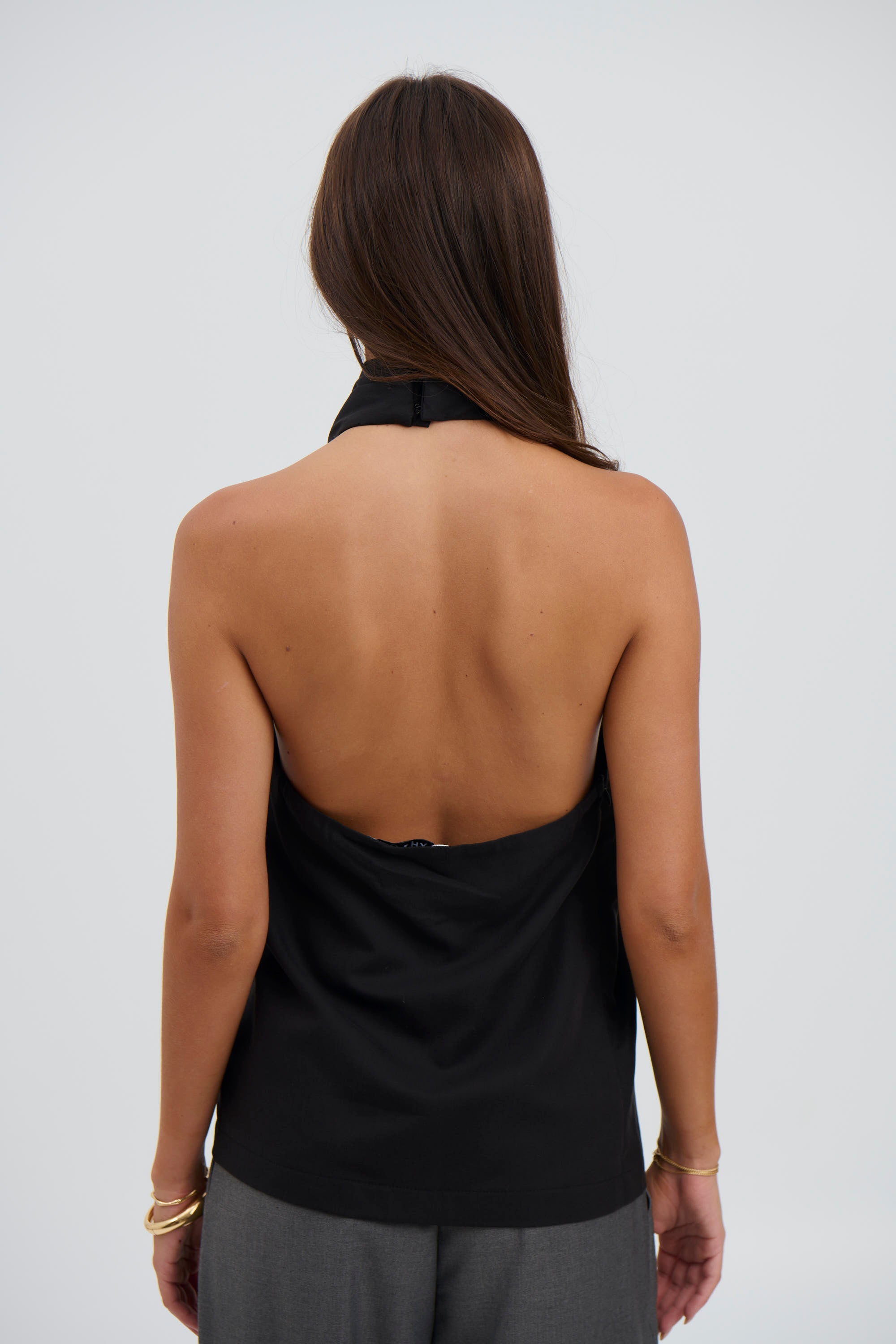 Monika Wrap Top Black