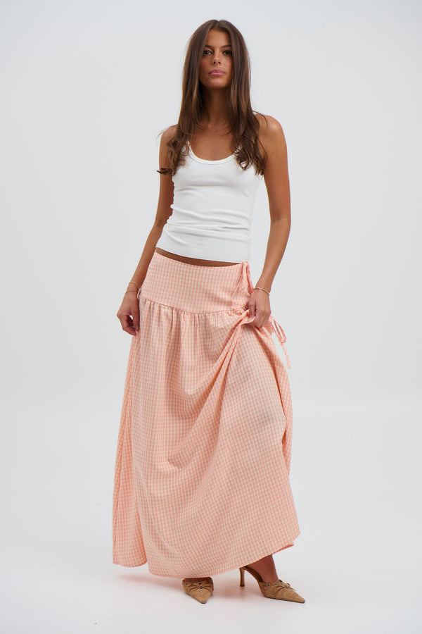 Rylan Maxi Skirt Orange