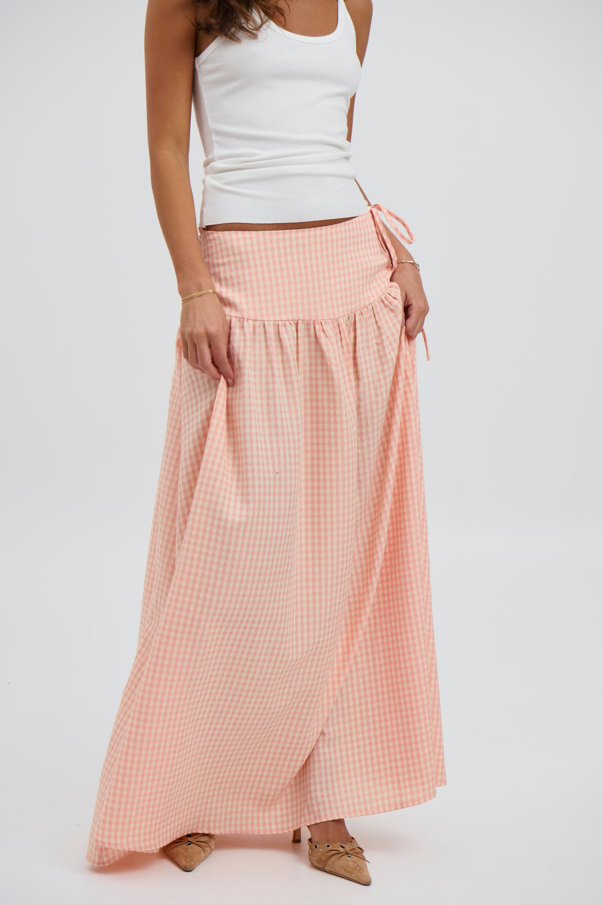 Rylan Maxi Skirt Orange