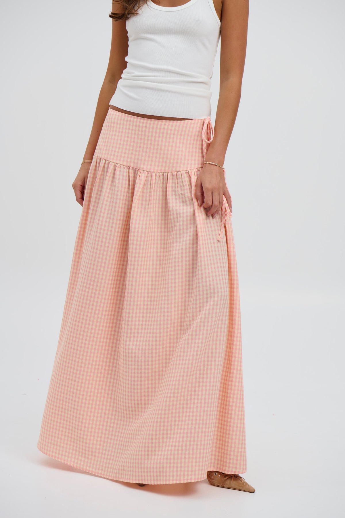 Rylan Maxi Skirt Orange