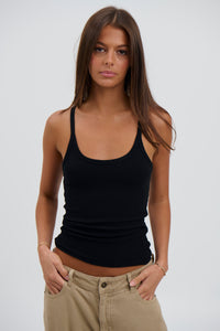 Jayla Tank Top Black