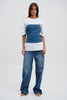 Jaylan Denim Top Blue