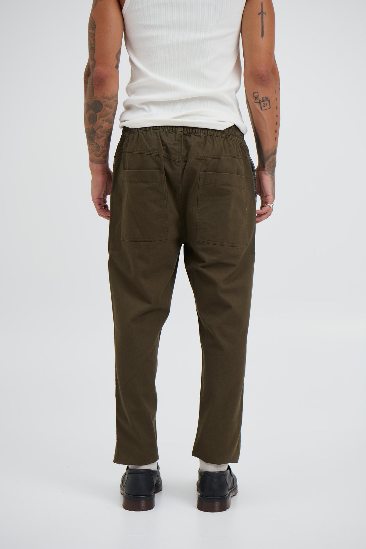 Drill Jogger Pant Olive