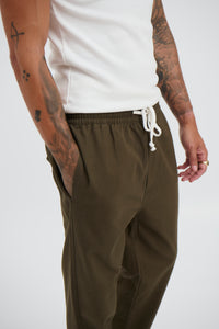 Drill Jogger Pant Olive