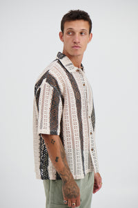 Lucas Drop Shirt Stripe Stitch