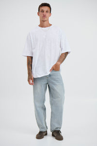 Nathan Crew Cotton Tee White