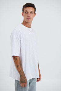 Nathan Crew Cotton Tee White