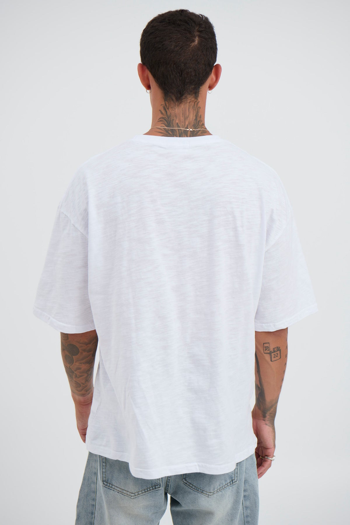 Nathan Crew Cotton Tee White