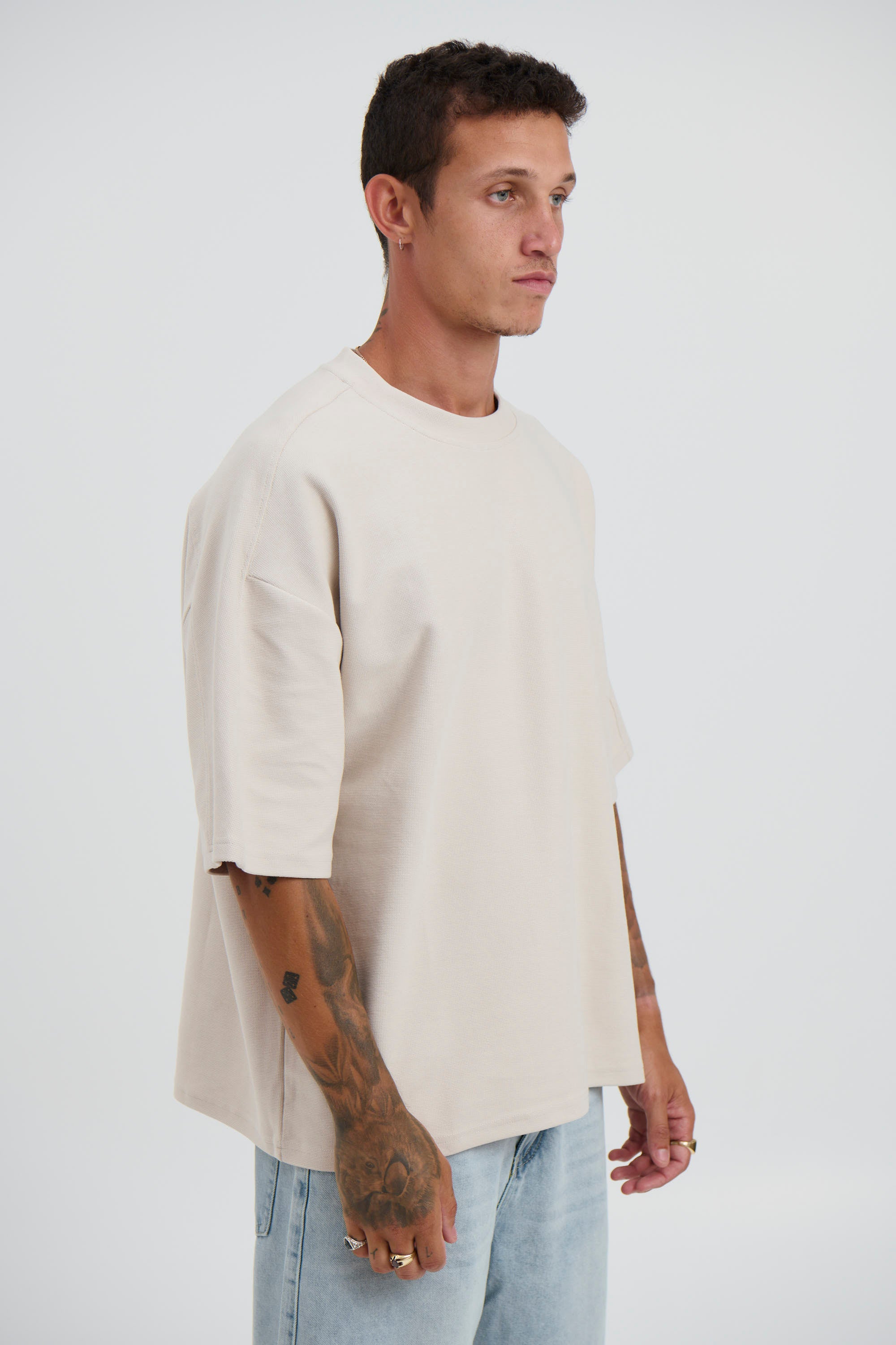 Henry Heavyweight Tee Ivory