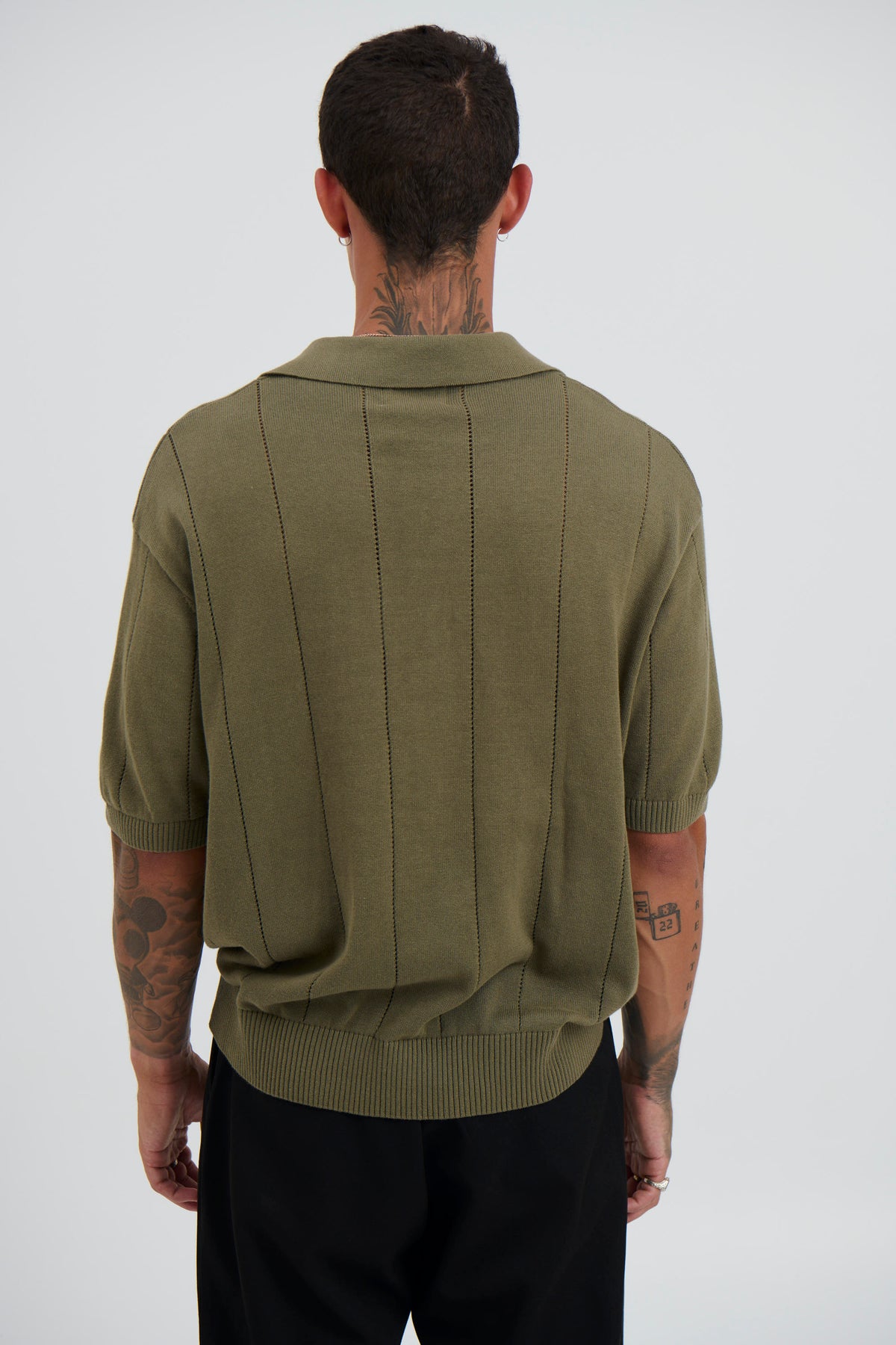 NTH Rib Polo Khaki