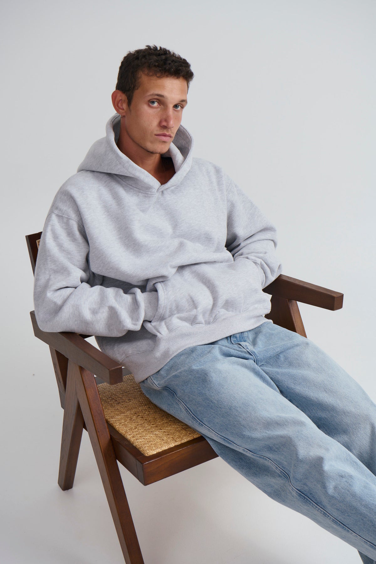 Heavyweight Comfort Hoodie Grey