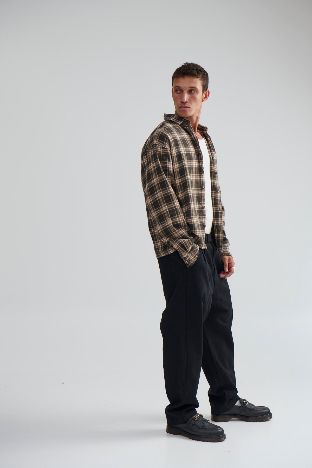 Brooklyn Check Shirt Brown