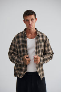 Brooklyn Check Shirt Brown