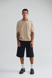 NTH Rib Polo Beige