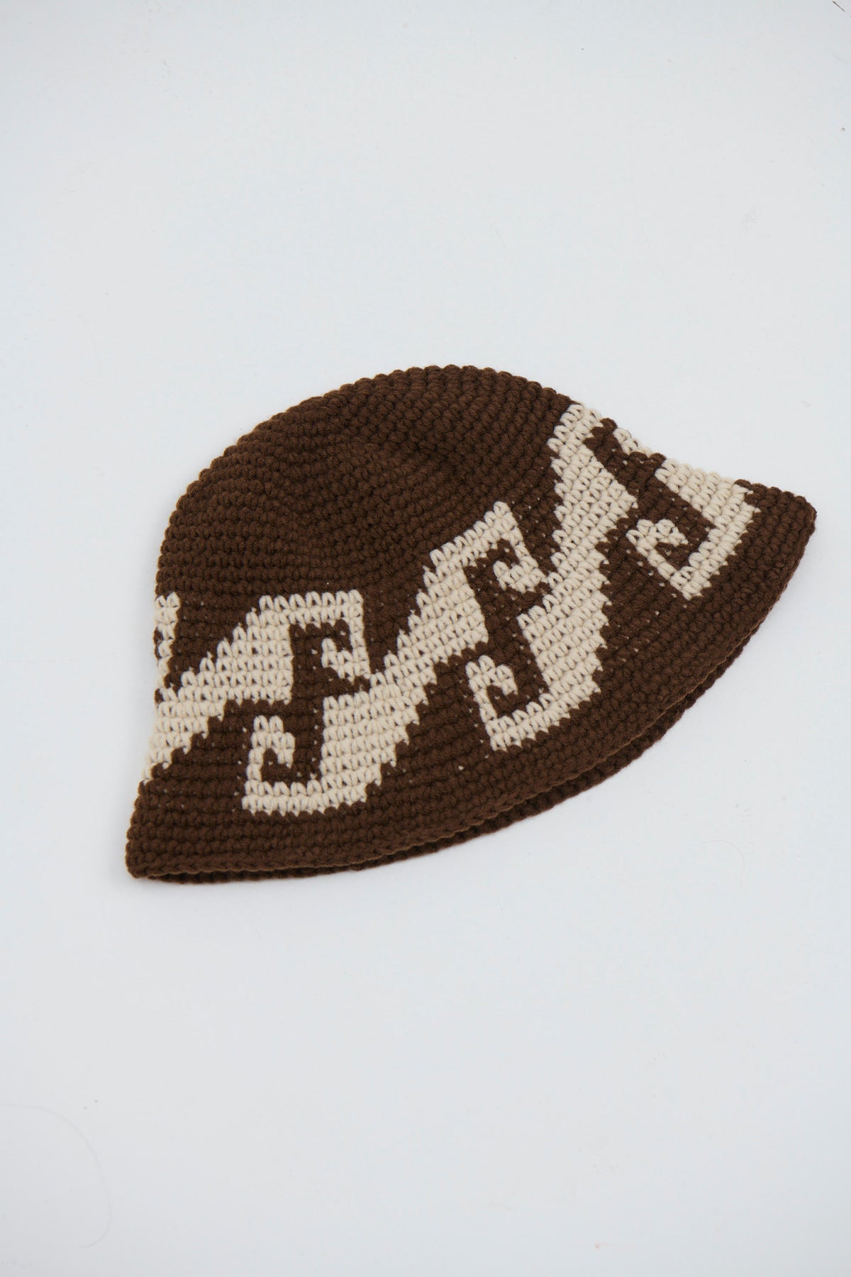 Crochet Bucket Hat Wave Chocolate