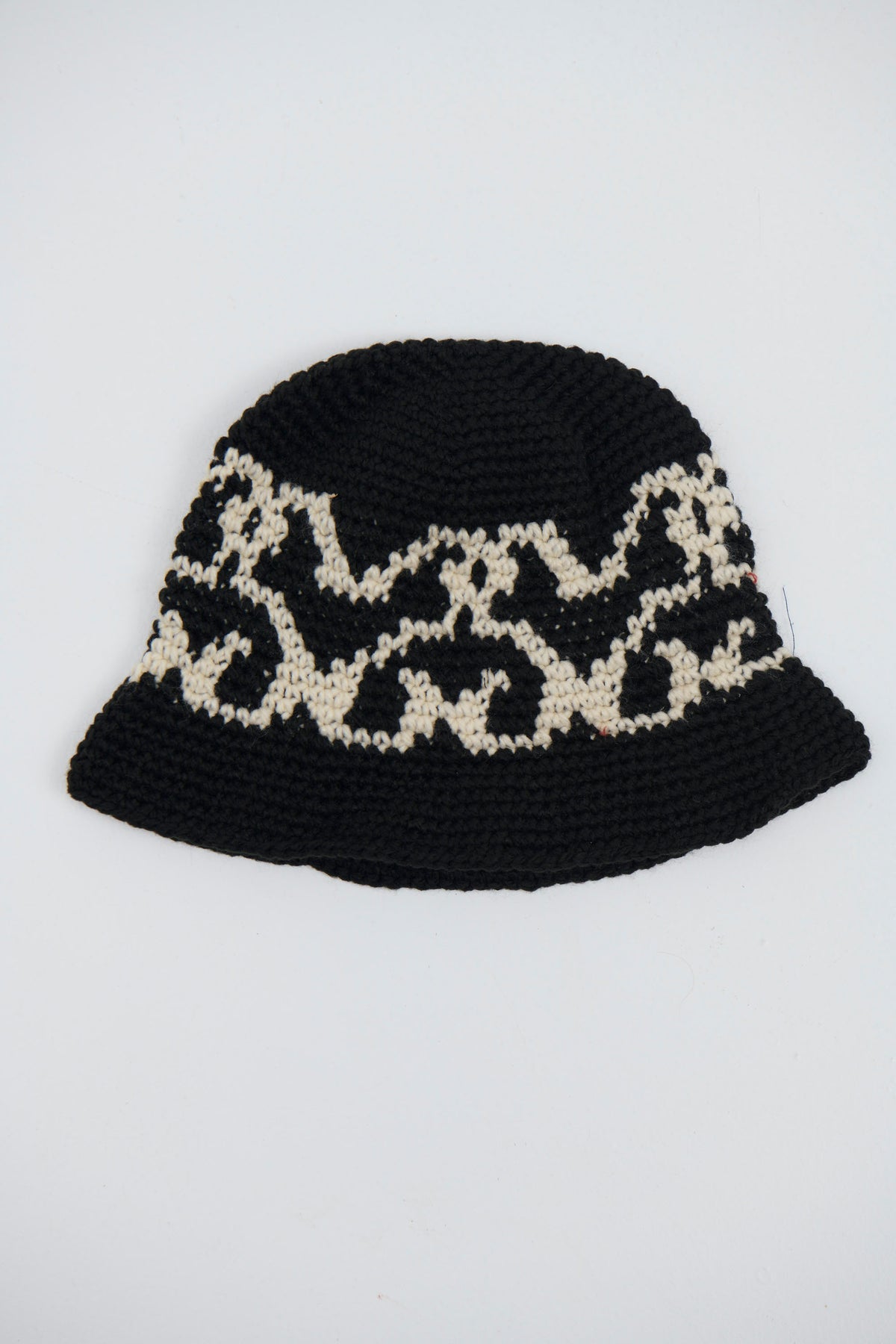 Crochet Bucket Hat Surf Black