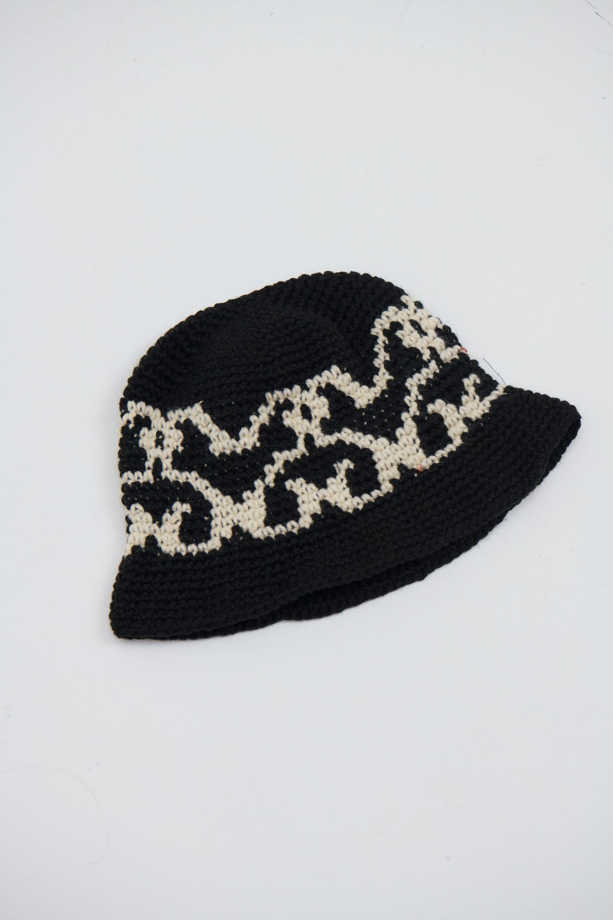 Crochet Bucket Hat Surf Black