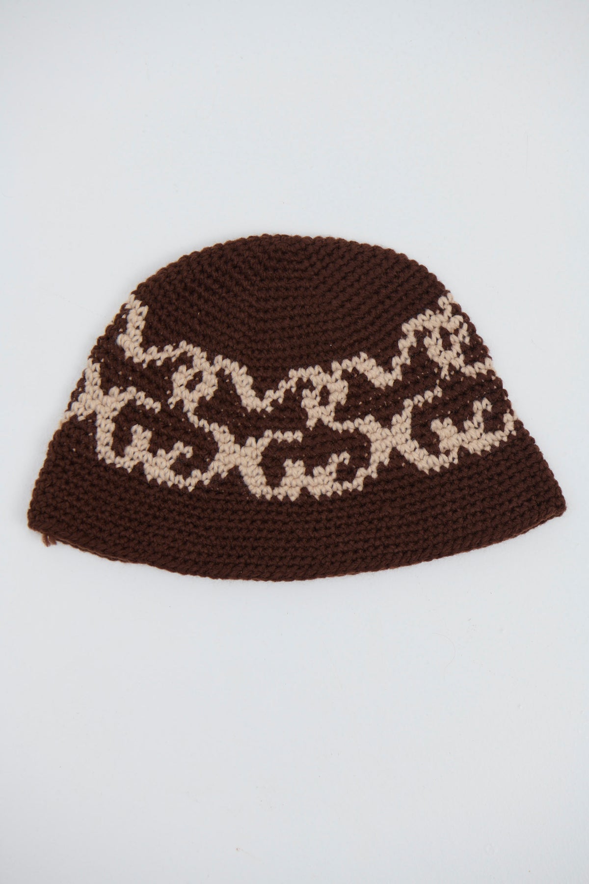 Crochet Bucket Hat Surf Chocolate