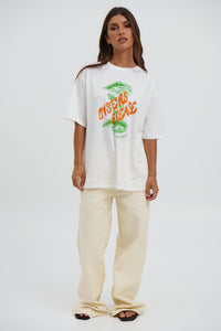 Oysters Please Tee White