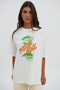 Oysters Please Tee White