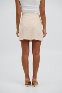 Emmanuella Mini Skirt Cashew