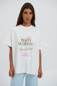 Dirty Martini Top White