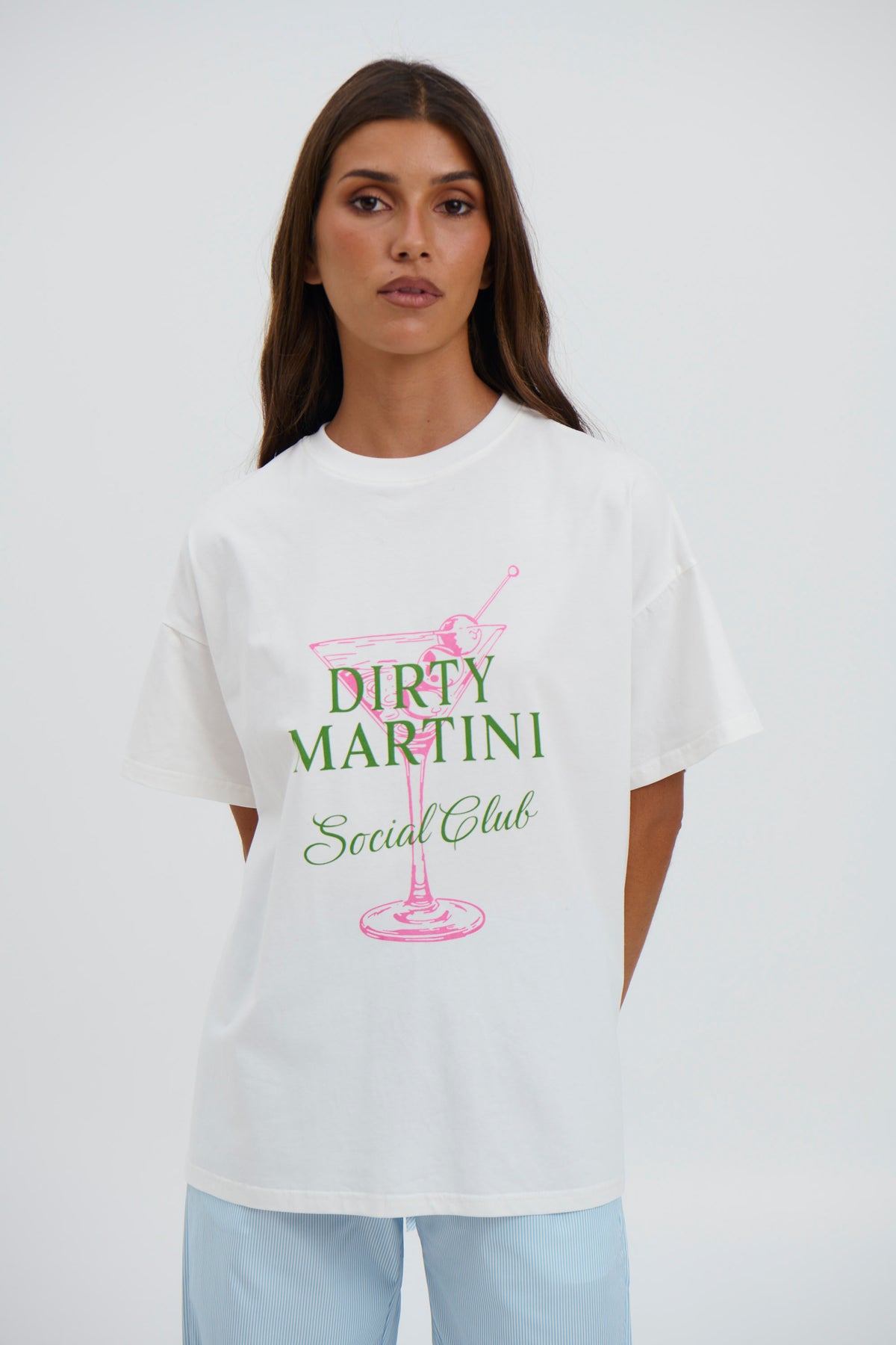 Dirty Martini Top White