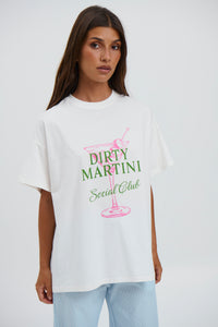 Dirty Martini Top White