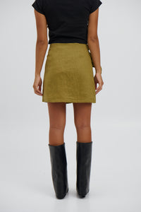 Emmanuella Mini Skirt Olive