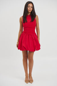 Arleigh Mini Dress Cherry