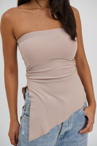 Brandy Strapless Top Oat