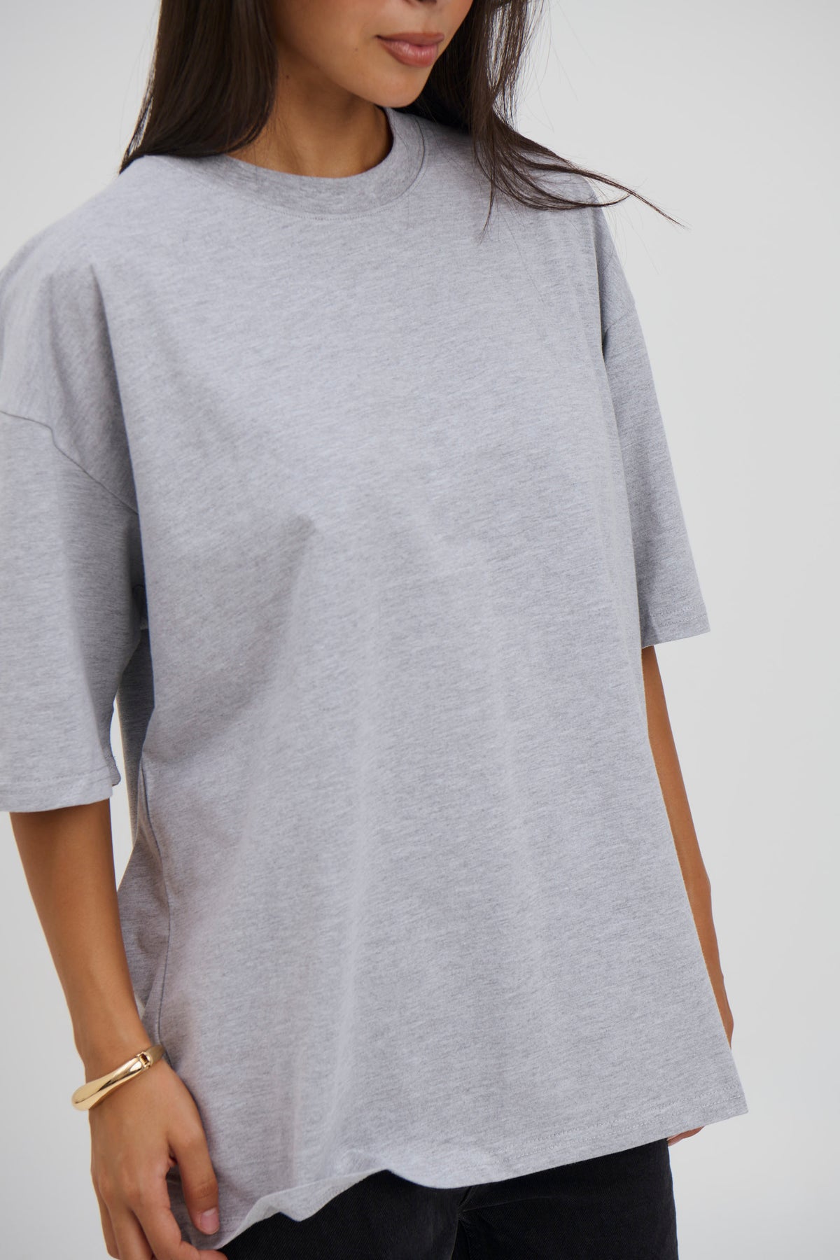 Unisex Midweight Signature Tee Grey