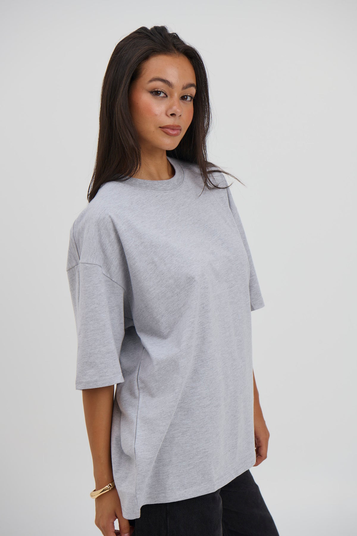 Unisex Midweight Signature Tee Grey