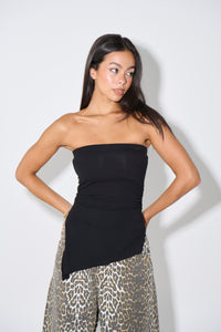 Brandy Strapless Top Black