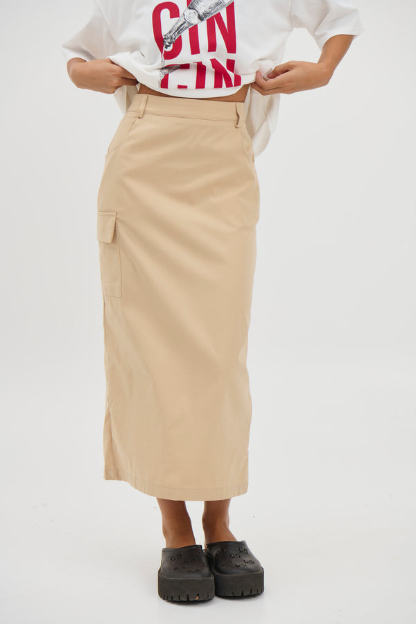 Zorania Skirt Tan