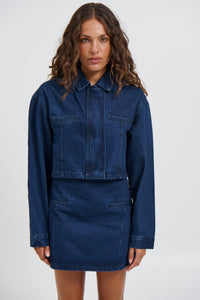 Evelyn Denim Jacket Indigo