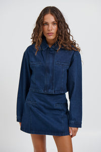 Evelyn Denim Jacket Indigo