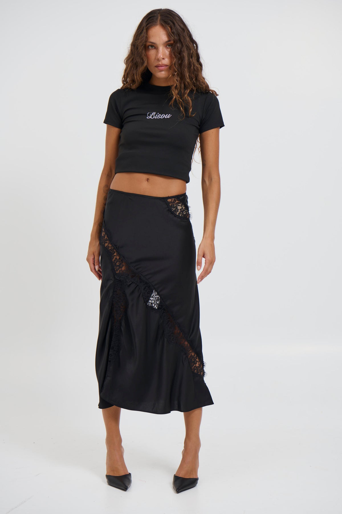 Jade Midi Skirt Back