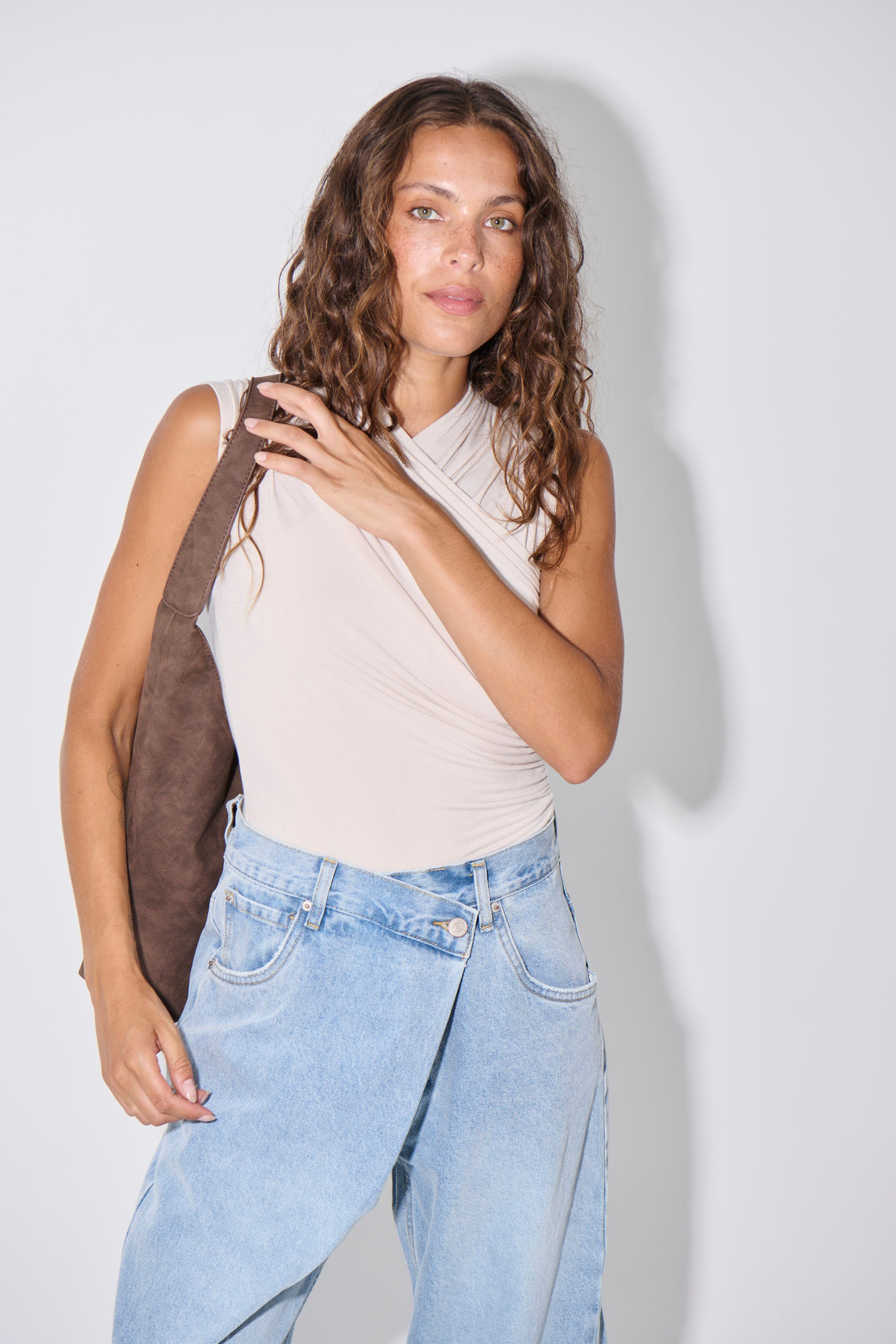 Palace Fold Waist Jean Sunday Blue