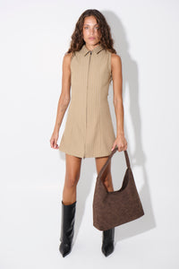 Lorna Mini Dress Mocha