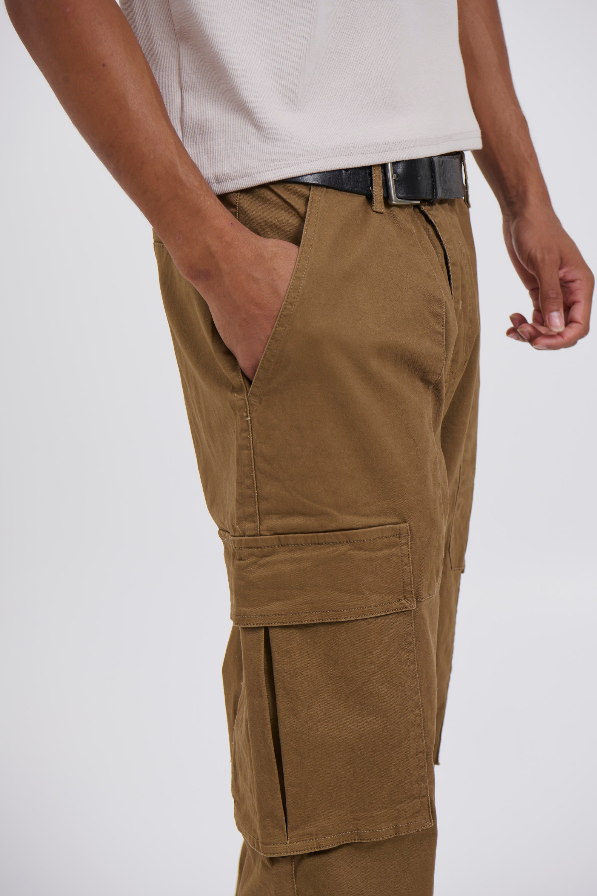 Damien Drop Cargo Pant Choc