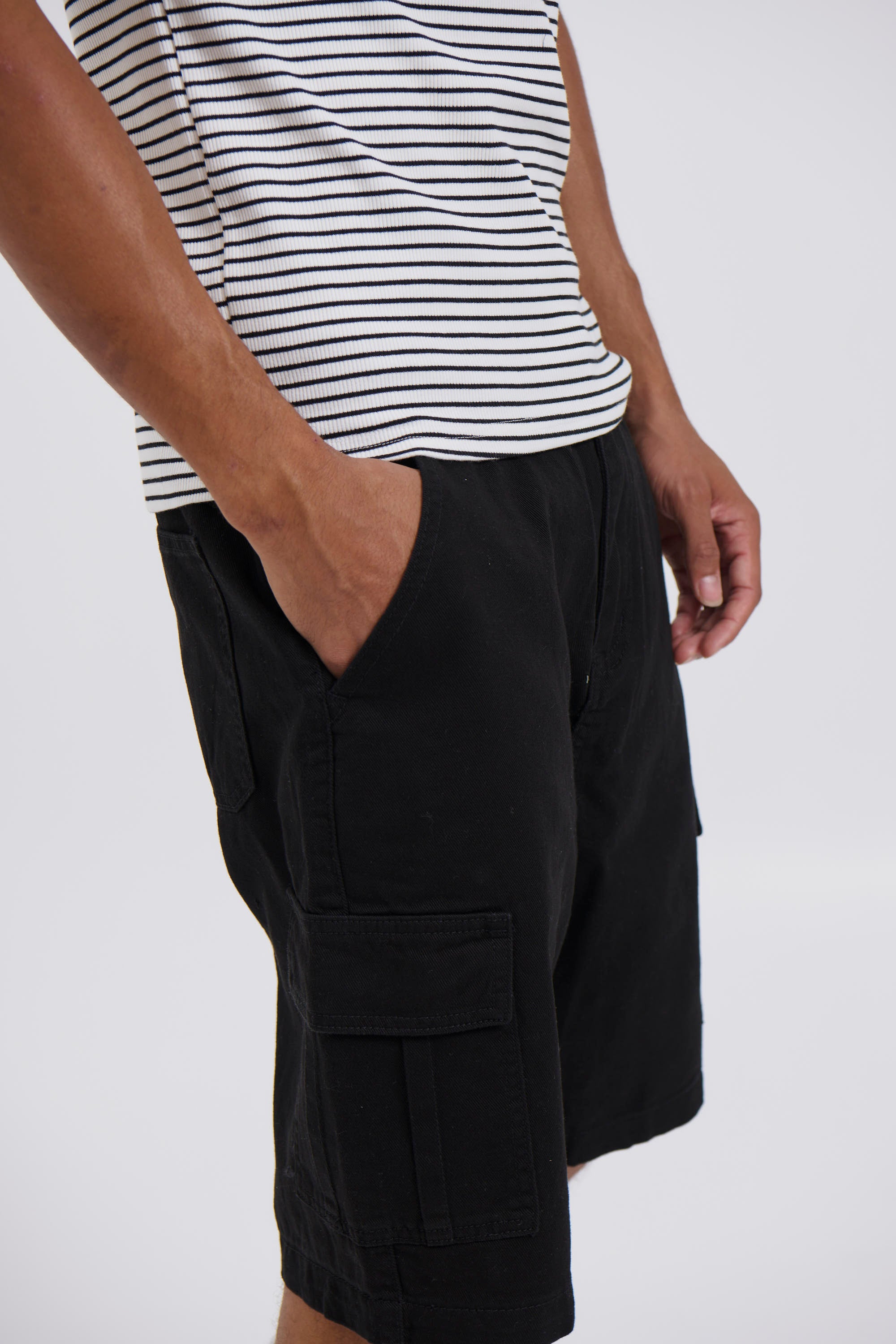 Ryder Baggy Short Black