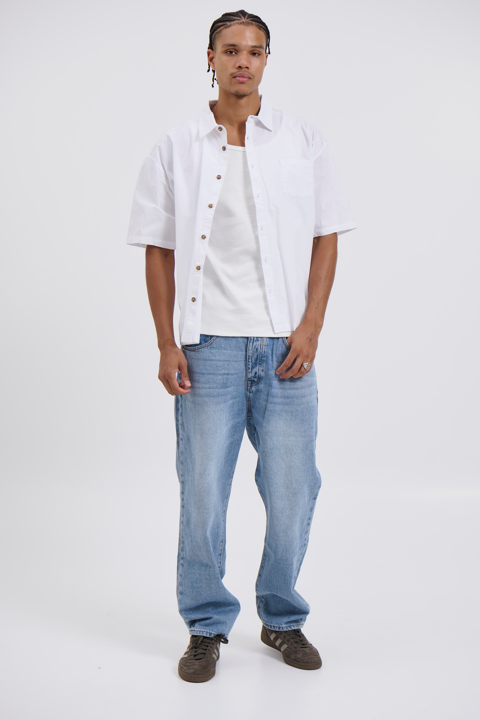 Scott Short Sleeve Shirt White