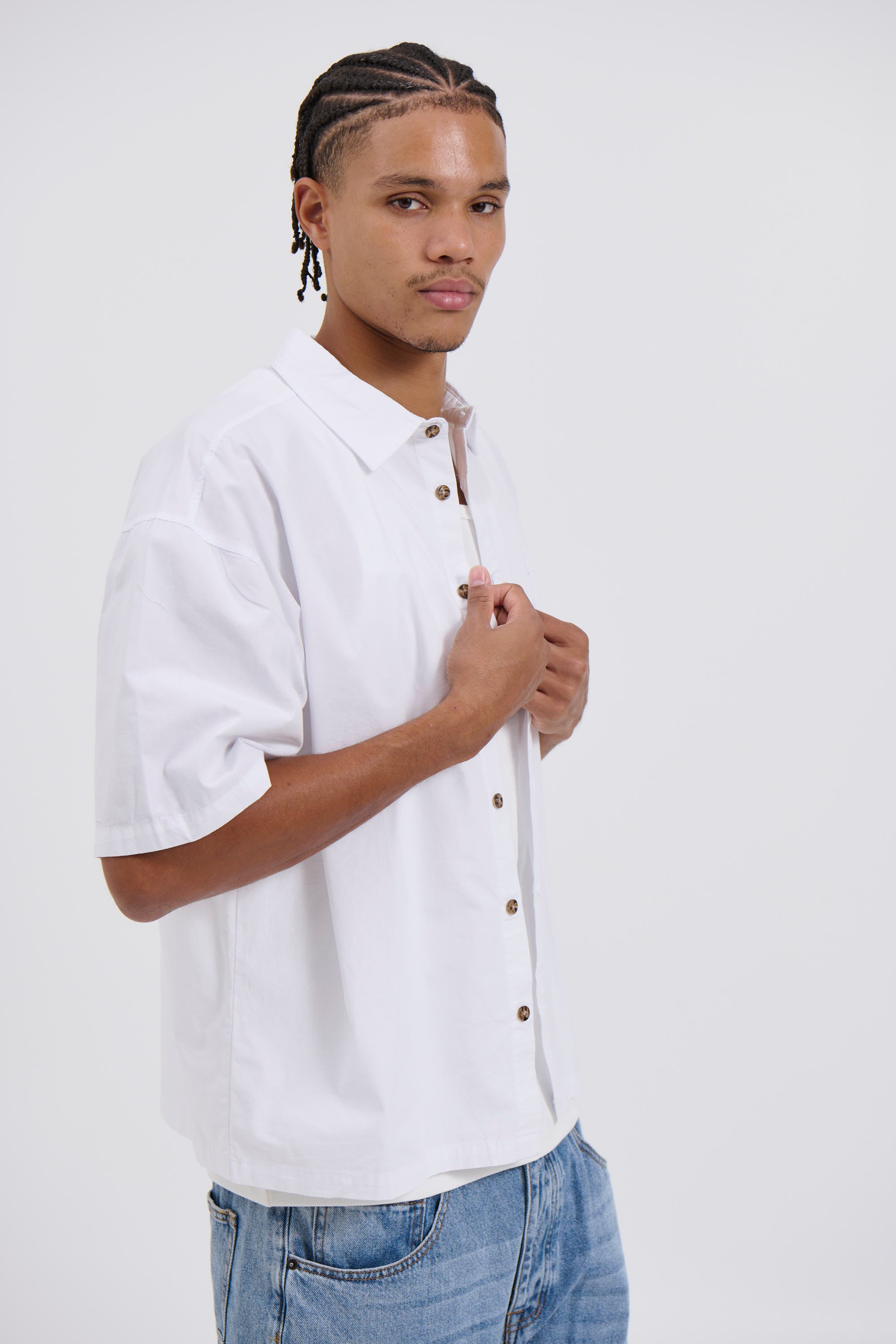 Scott Short Sleeve Shirt White