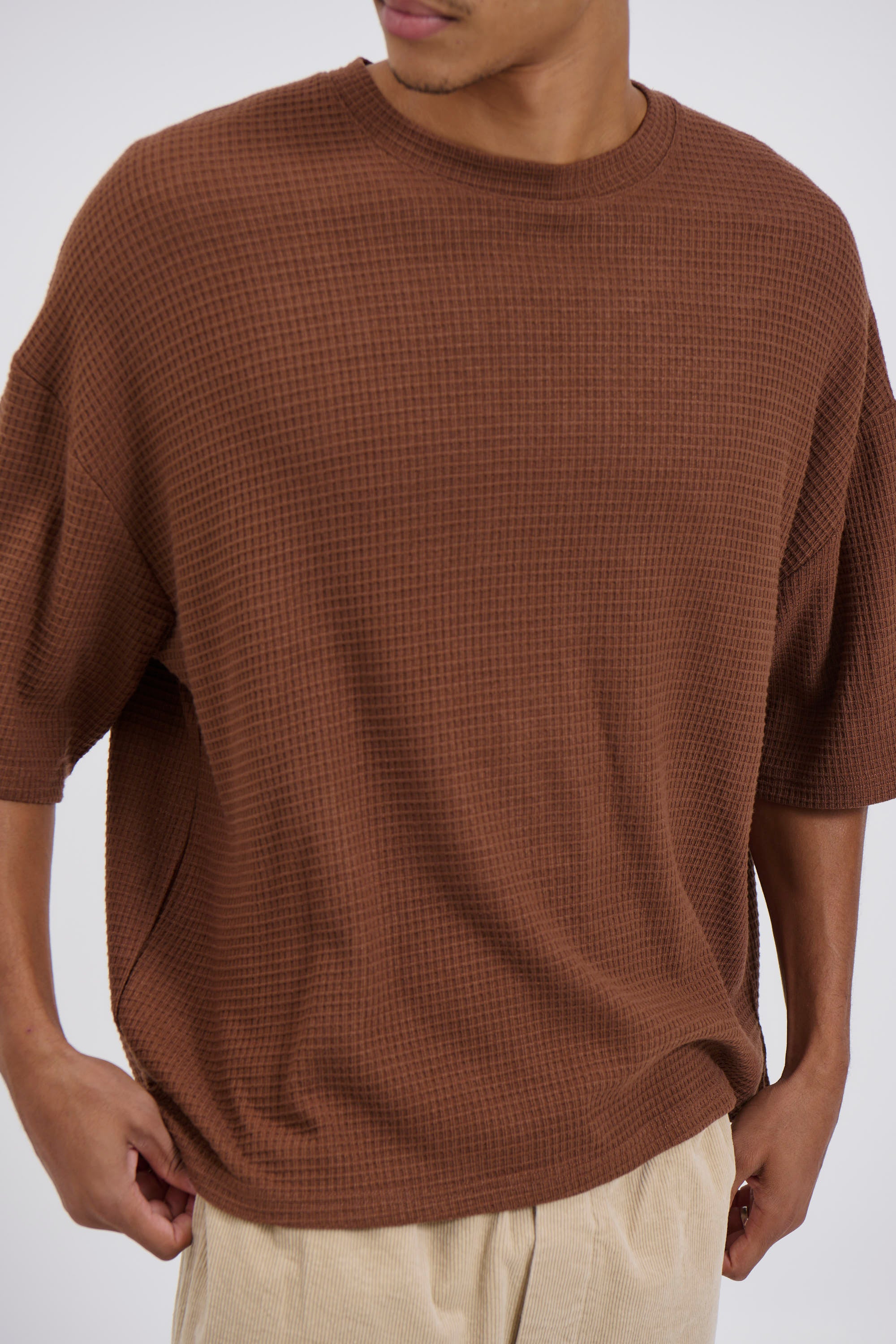 Lionel Waffle Tee Choc