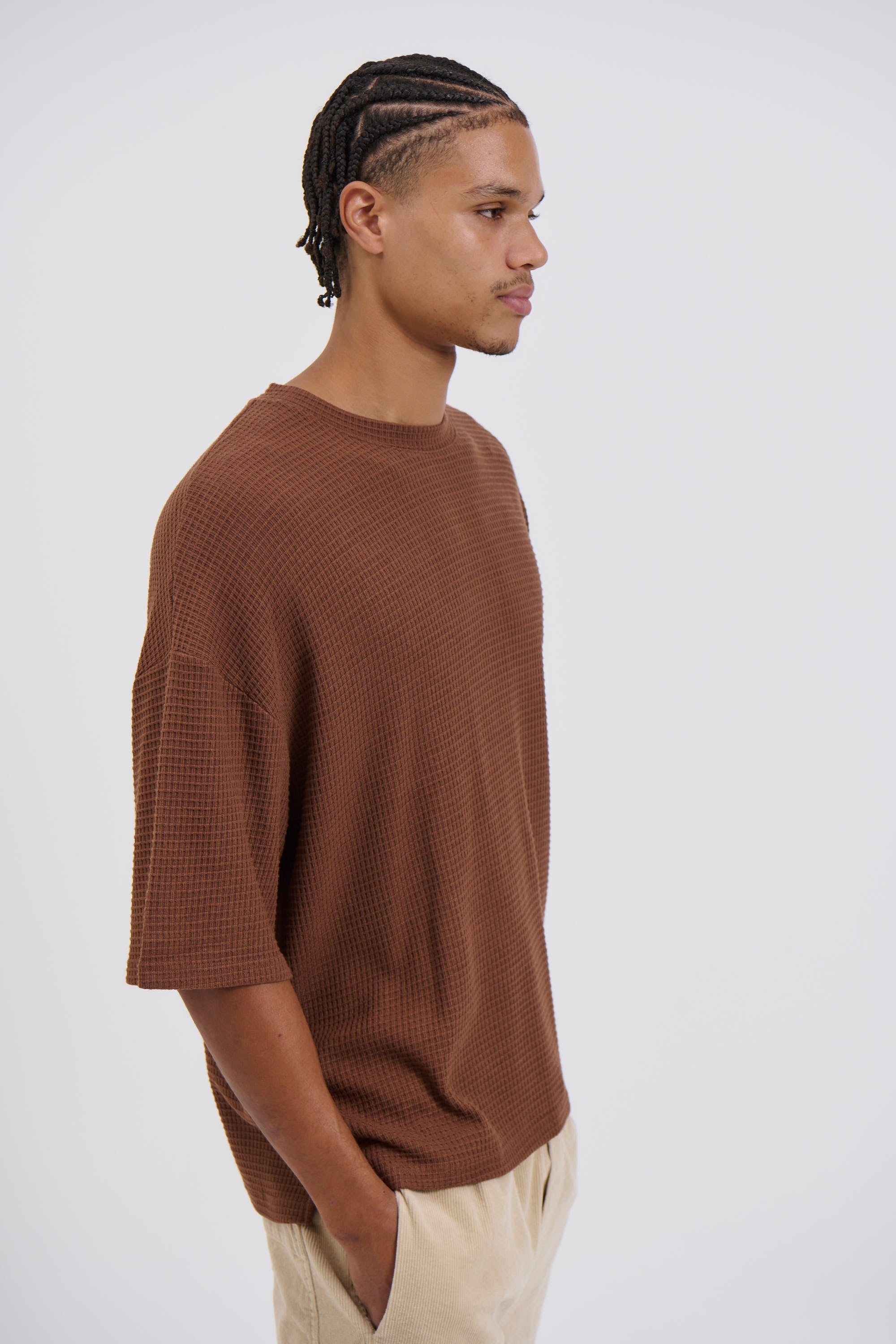 Lionel Waffle Tee Choc